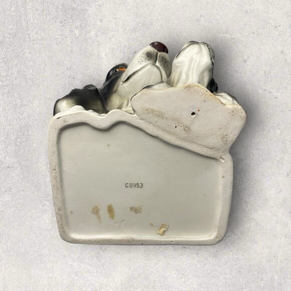 1960s Napcoware 8953 Ceramic Cocker Spaniel Dogs Planter – MCM Japan - Picture 8 of 9